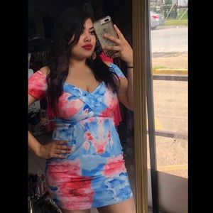 Floral bodycon dress